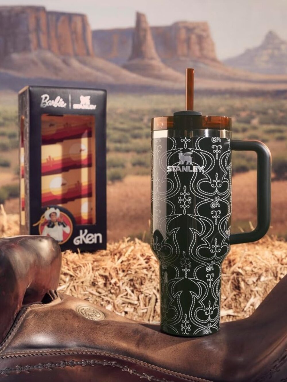 Stanley x Barbie | 40 oz. | 80's Western Ken | NWT